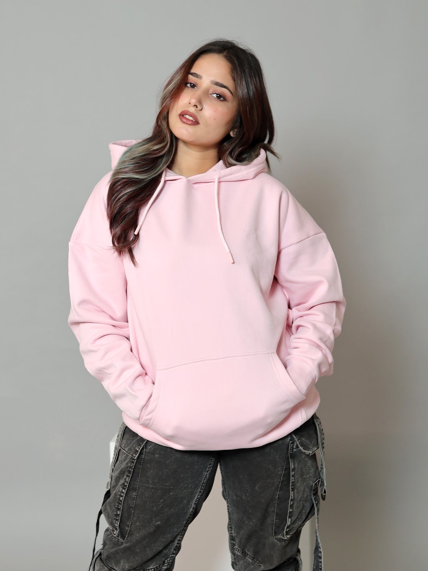 Cotton Candy Cozy Oversized Hoodie | Baby Pink | Unisex