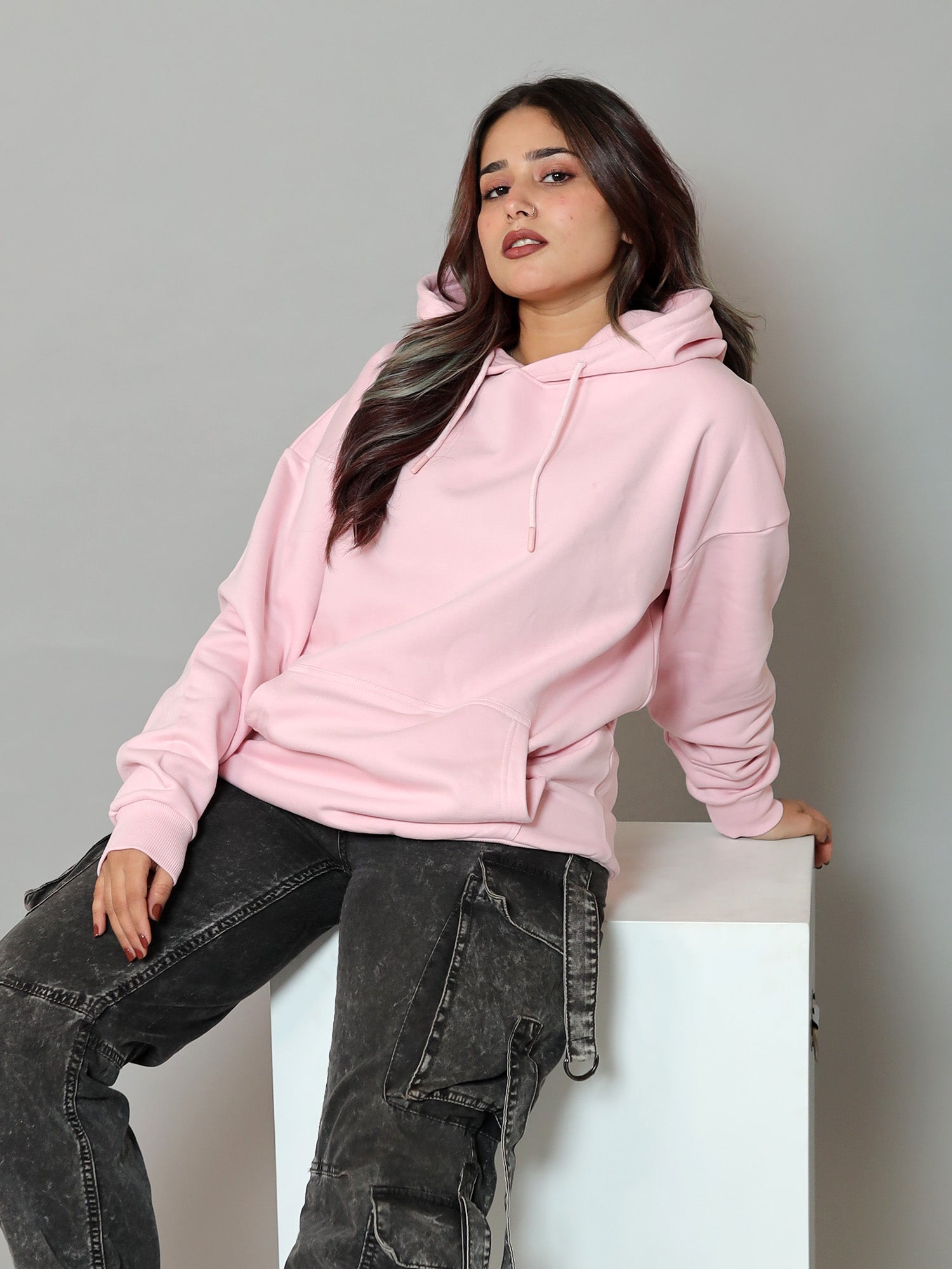 Oversized Hoodie Comfortable Women's Sweatshirts Trendy Queen