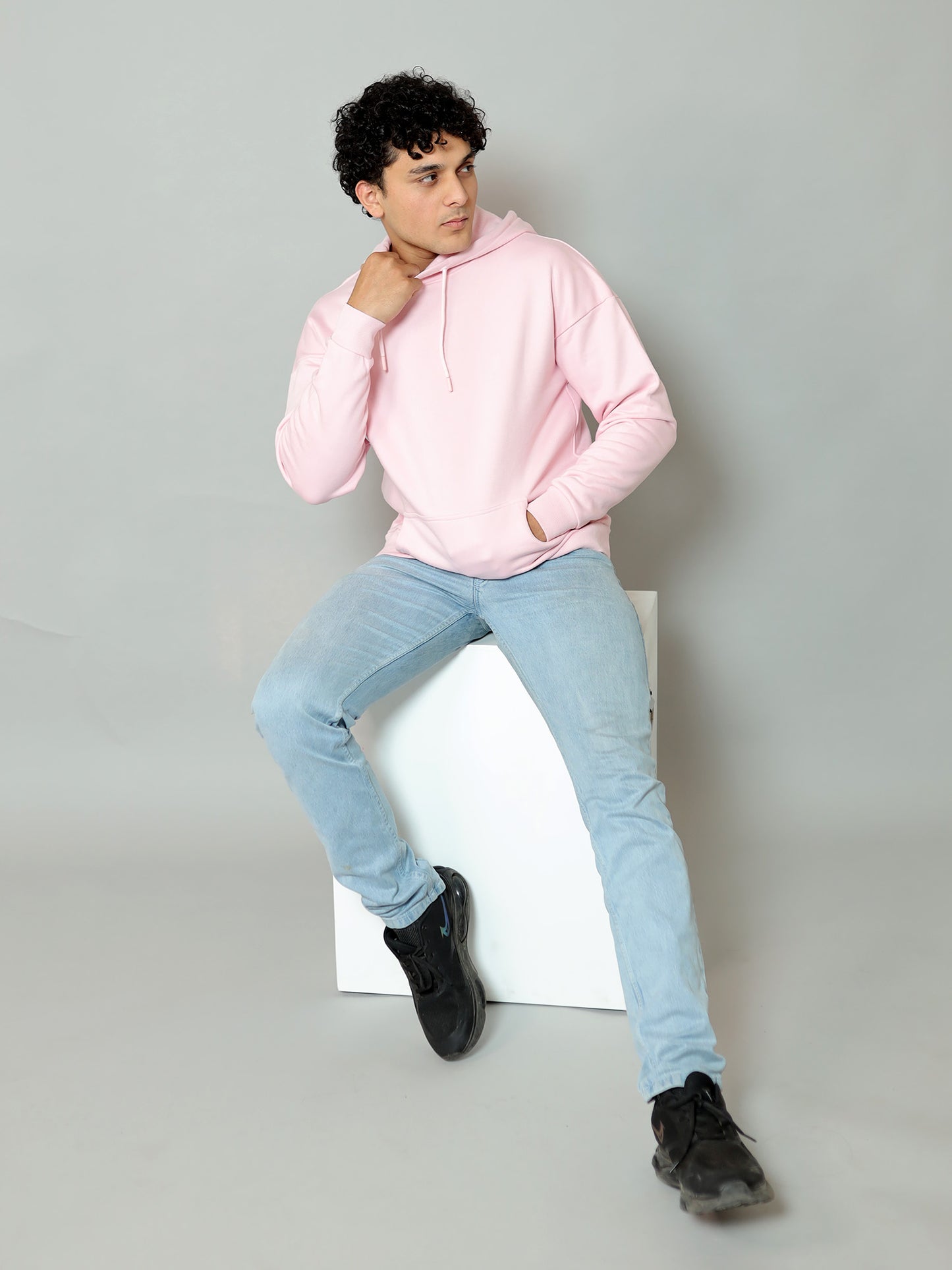 Cotton Candy Cozy Oversized Hoodie | Baby Pink | Unisex