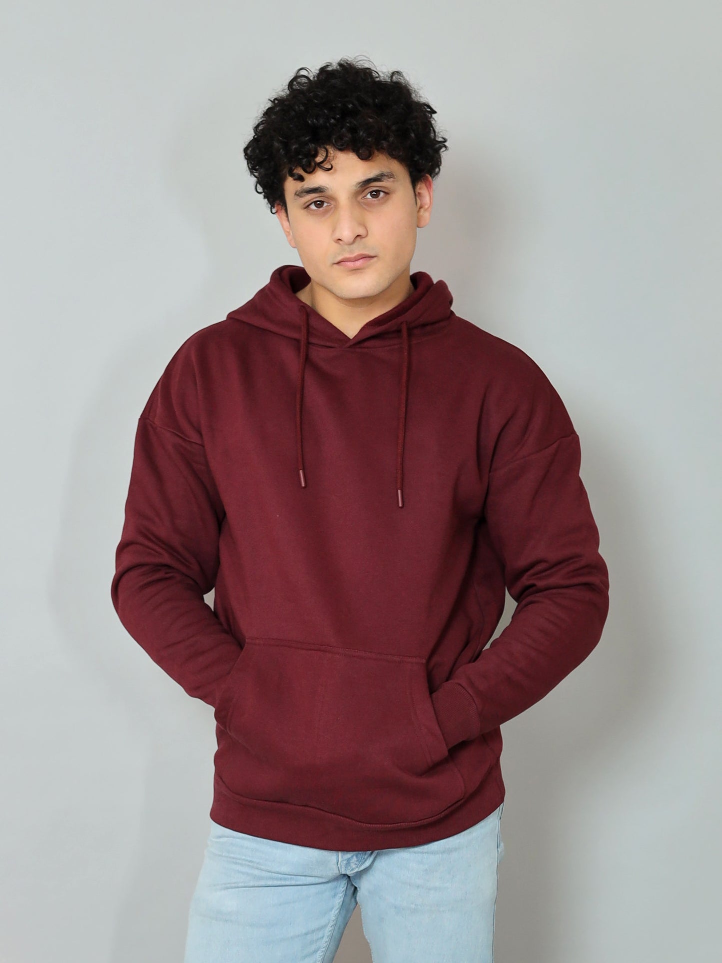 Burgundy Bliss Oversized Hoodie | Maroon | Unisex