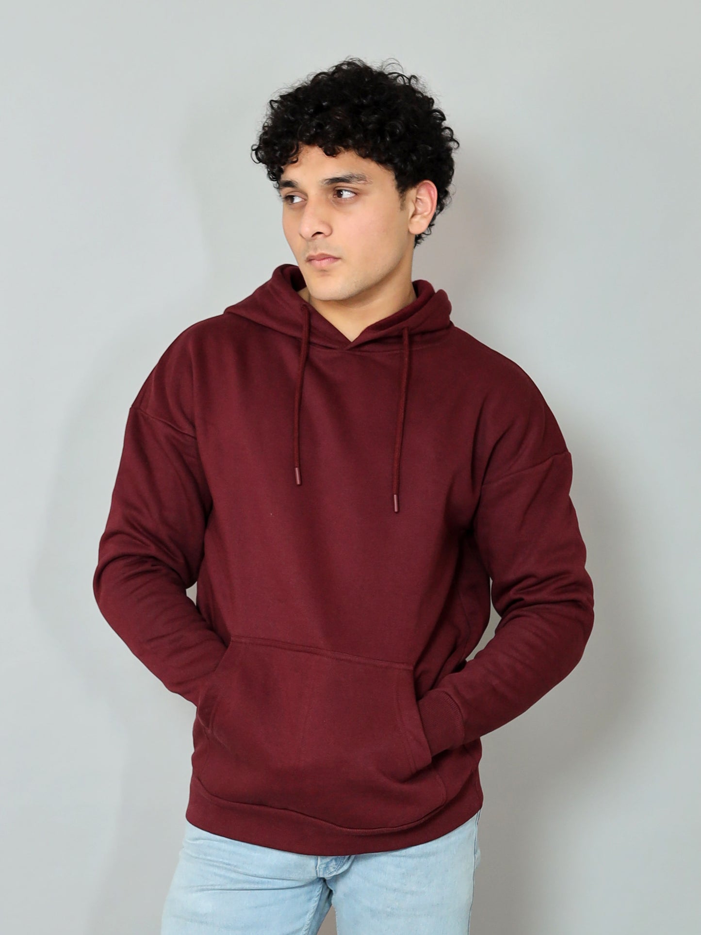 Burgundy Bliss Oversized Hoodie | Maroon | Unisex