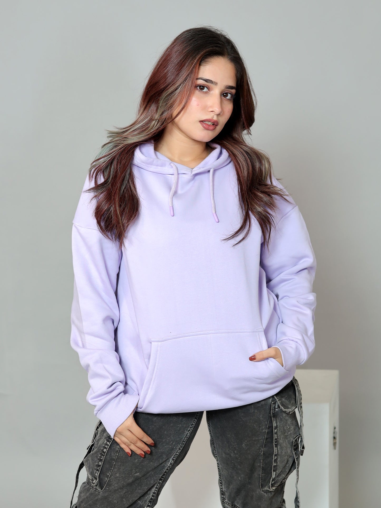 Purple Bliss Oversized Hoodie | Lavender | Unisex