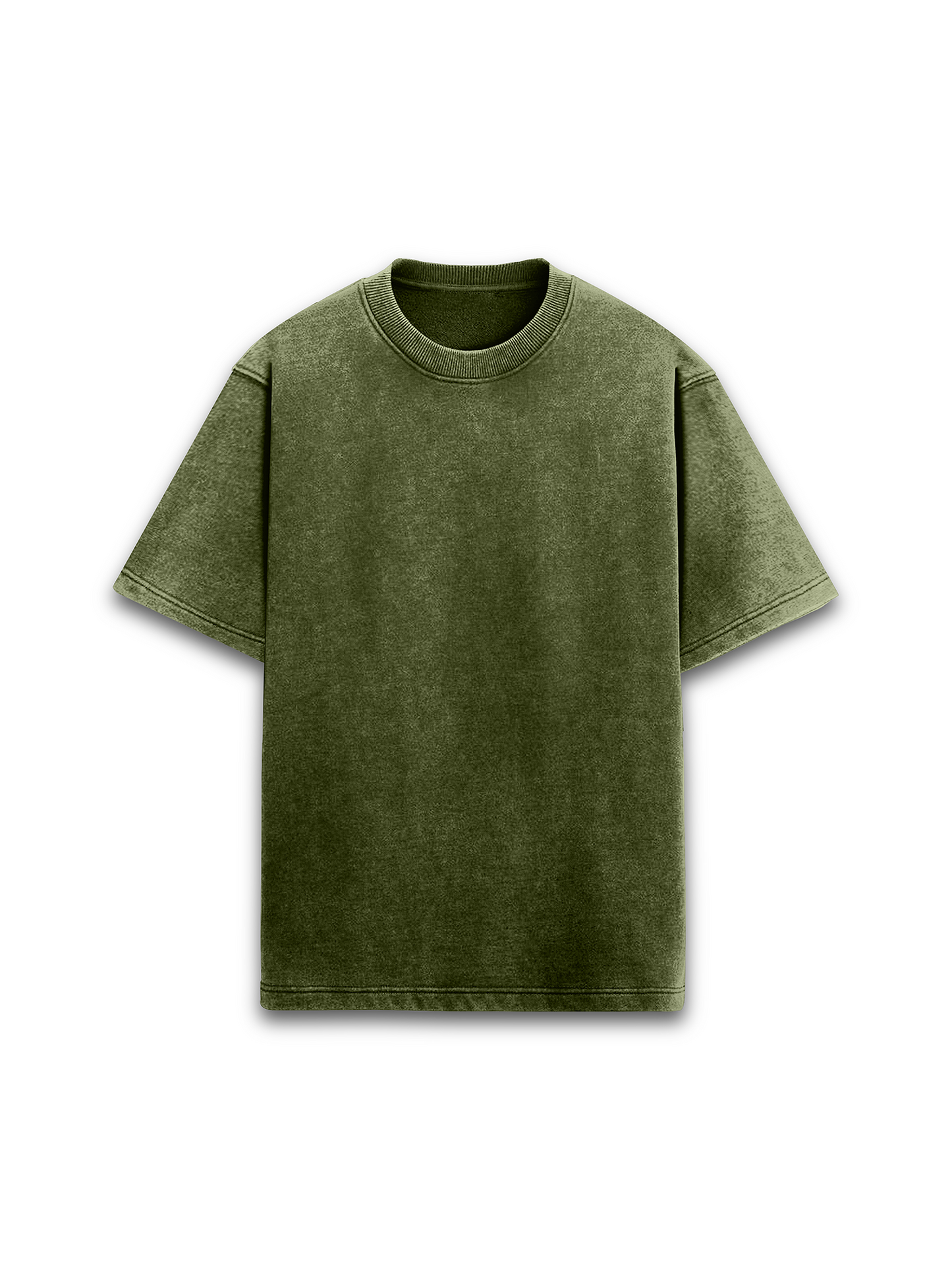 Woodland Unisex  Haze Acid Wash Oversized T-Shirt | Olive Green