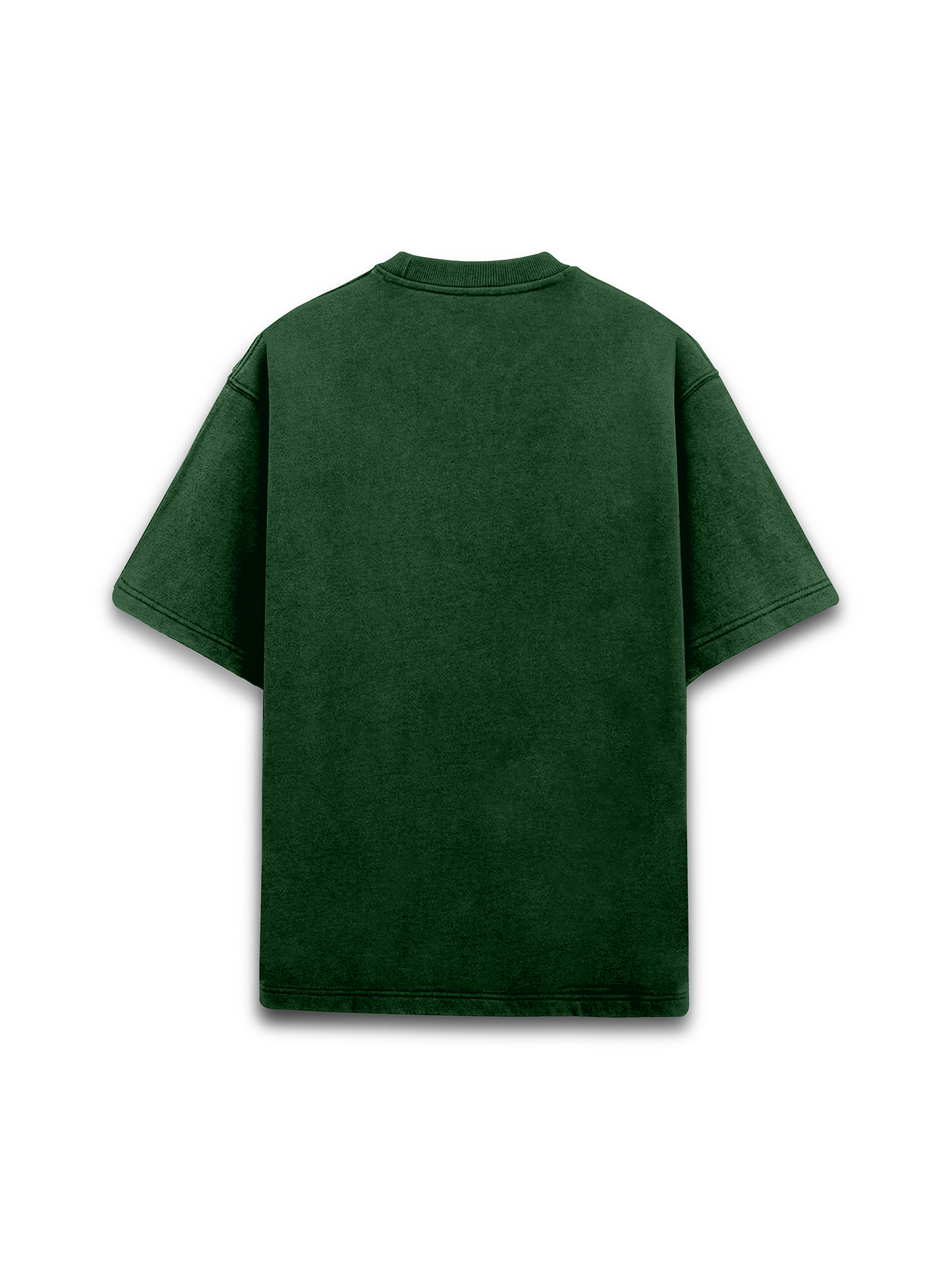 Emerald Unisex  Mist Acid Wash Oversized T-Shirt | Bottle Green