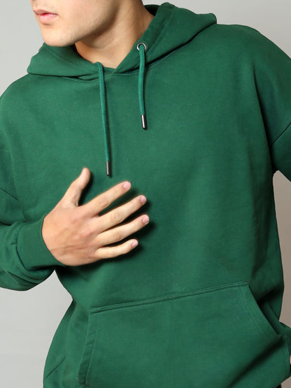 Deep Moss Oversized Hoodie | Bottle Green | Unisex