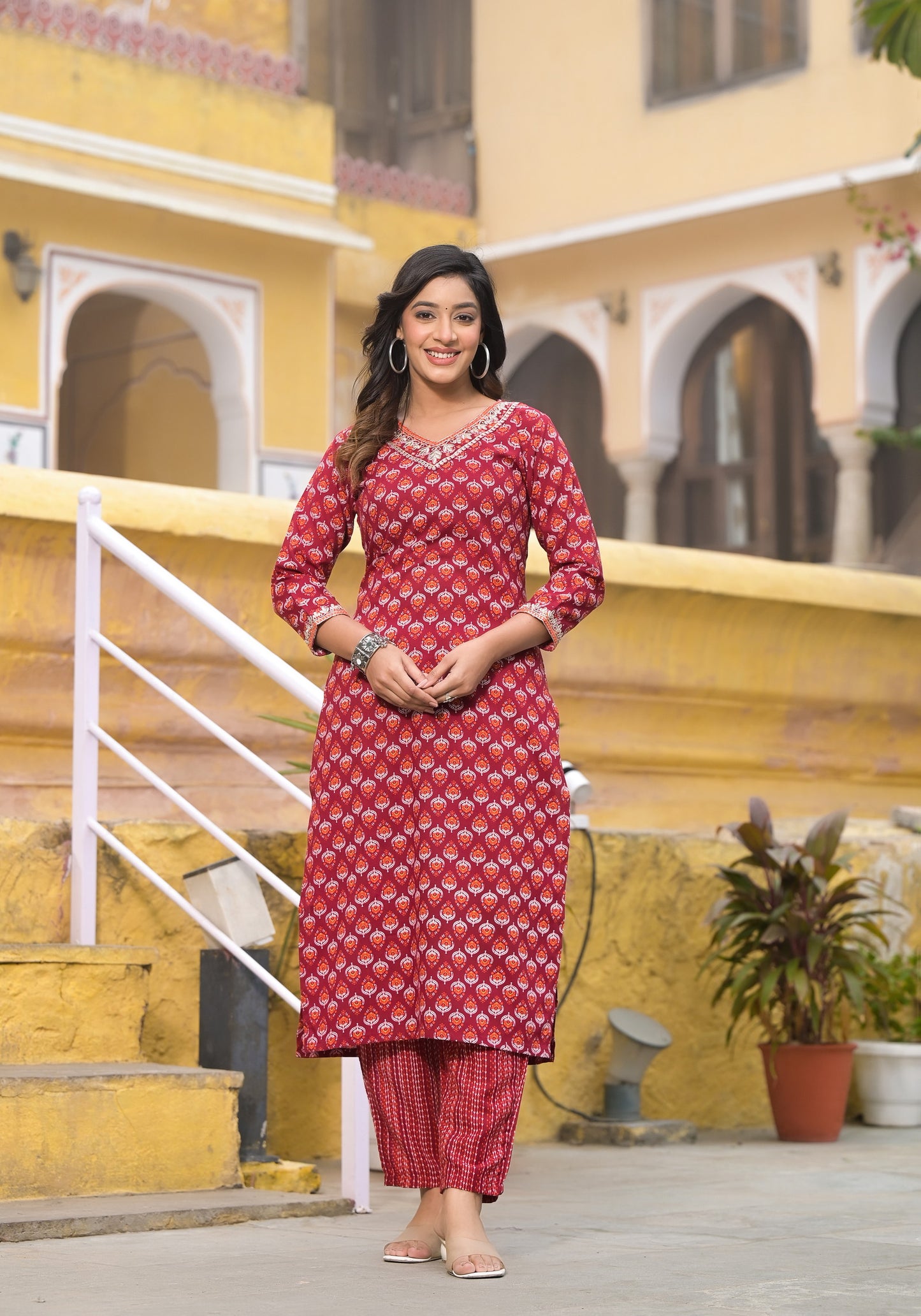 Beautiful and Elegant Designer Kurta Set with Bottom and Dupatta