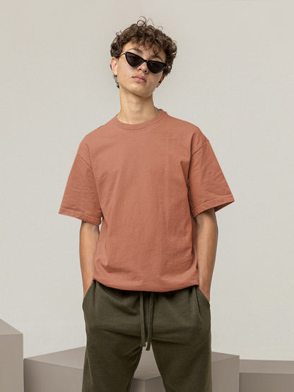 Coral Calm Oversized T-shirt