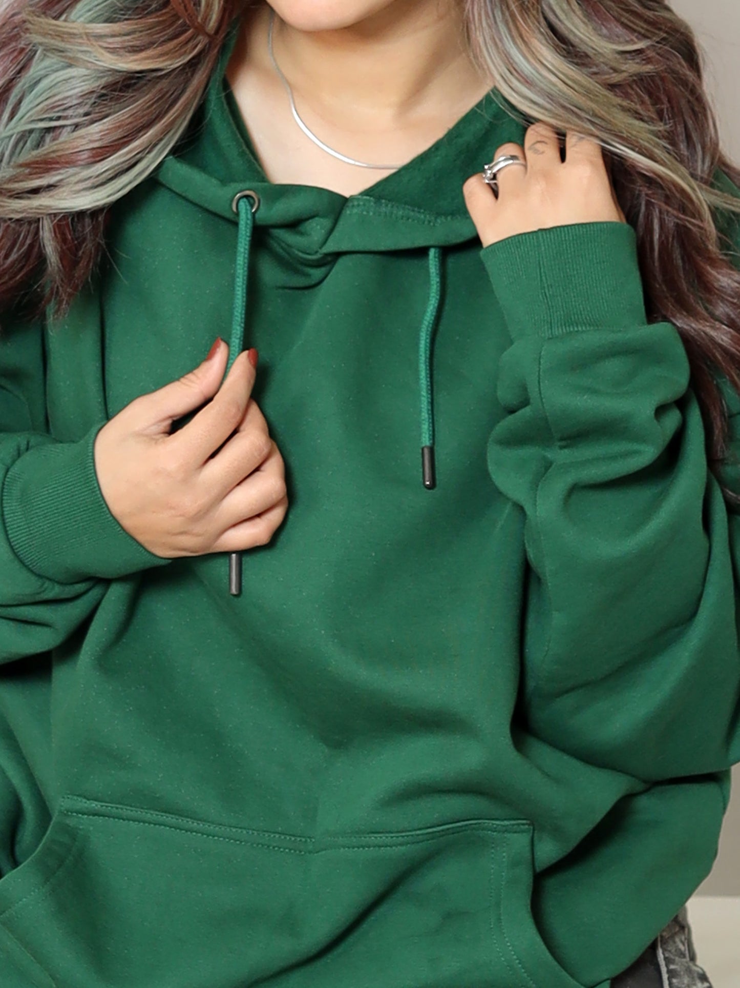 Deep Moss Oversized Hoodie | Bottle Green | Unisex