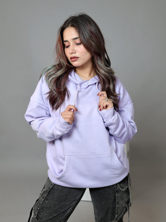 Purple Bliss Oversized Hoodie | Lavender | Unisex