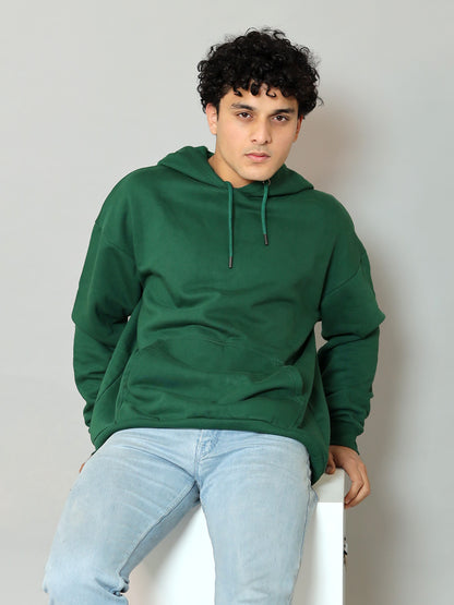 Deep Moss Oversized Hoodie | Bottle Green | Unisex