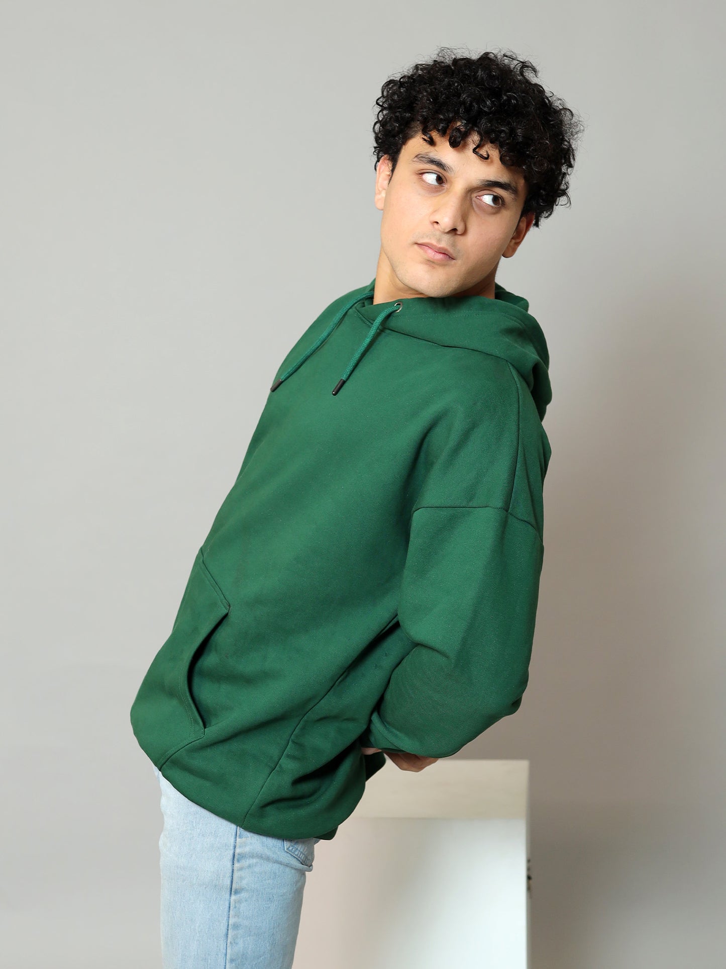 Deep Moss Oversized Hoodie | Bottle Green | Unisex